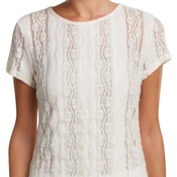 Vintage cabi Spring 2015 Lace Tee NWOT - Picture 8 of 8